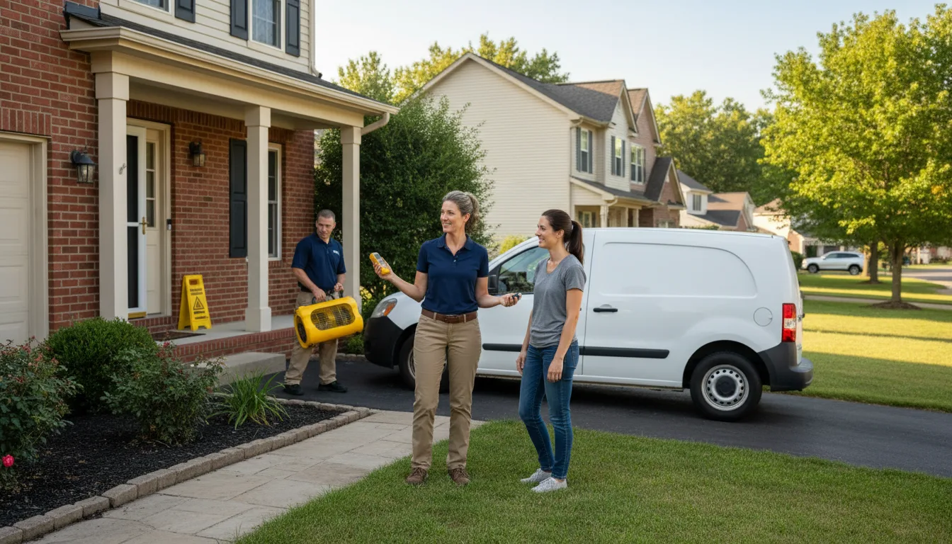Water restoration image for Mold Remediation in Cunningham, TN